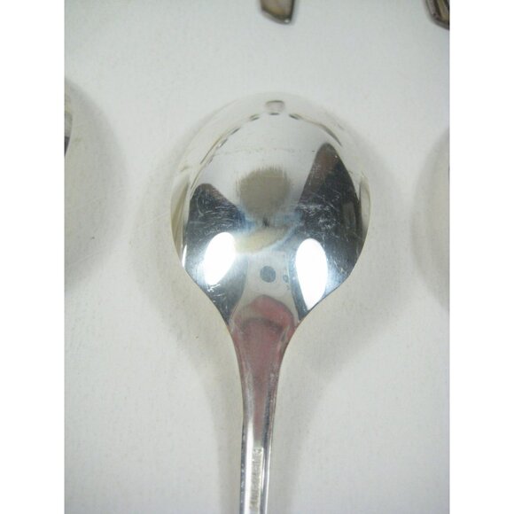 Concept Pattern 1957 Set Of 12 Silver Plate Iced Tea Spoons Vintage Flatware - Picture 5 of 8